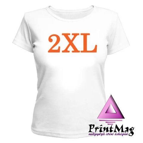 Жіноча футболка двошарова розмір 2XL Тра.55 фото